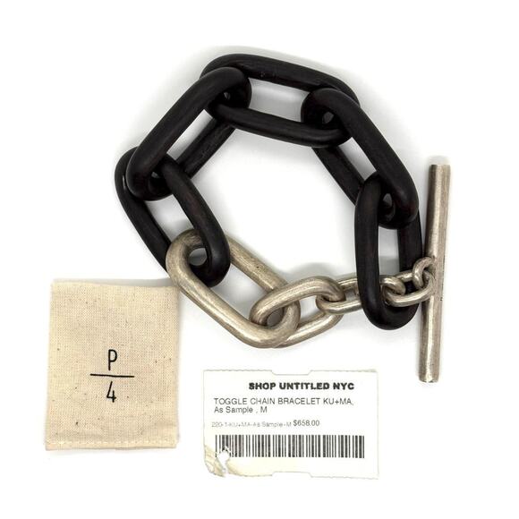 Parts of Four Toggle Chain Bracelet KU+MA M - Picture 5 of 6
